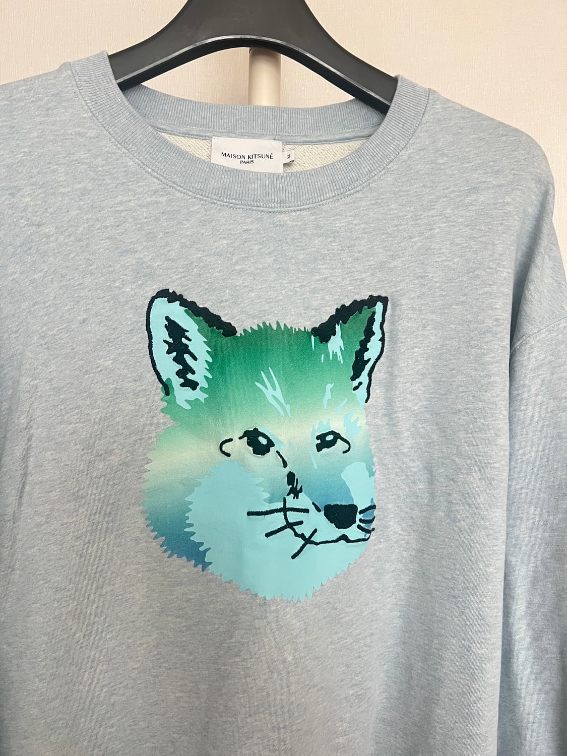 메종 키츠네 그라데이션 빅 폭스 헤드 스웨트셔츠 XL 상품이미지2