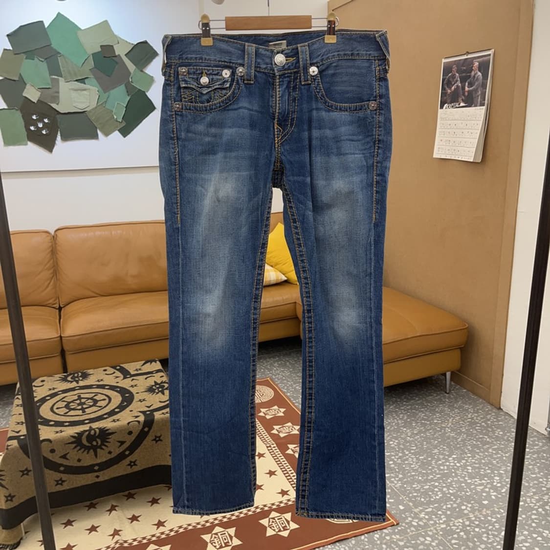 트루릴리전 리키 빅 티 캐주얼 빈티지 데님 청바지 32인치 C08626 상품이미지3