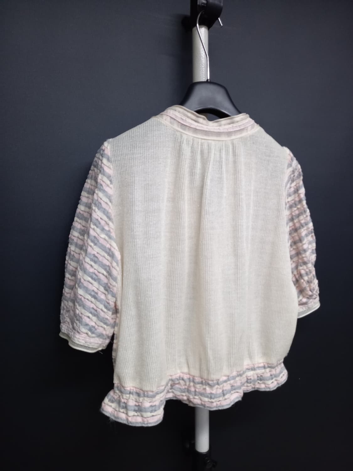 마인 MINE 춘하 레이온 숏 가디건 44.55 상품이미지5