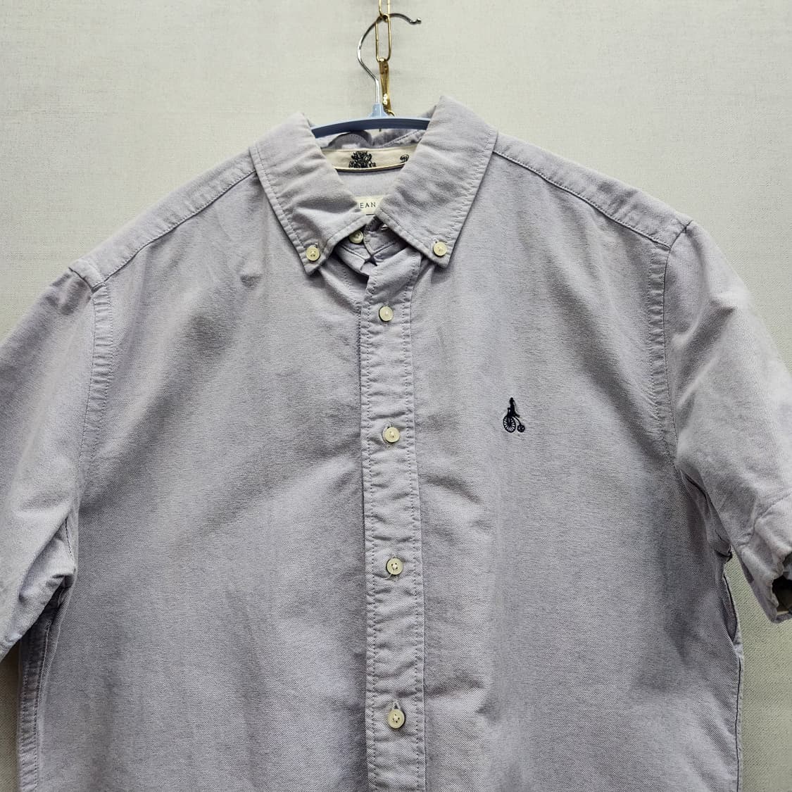 빈폴 로고자수 옥스포드 반팔셔츠 95(L) 남여공용 상품이미지2