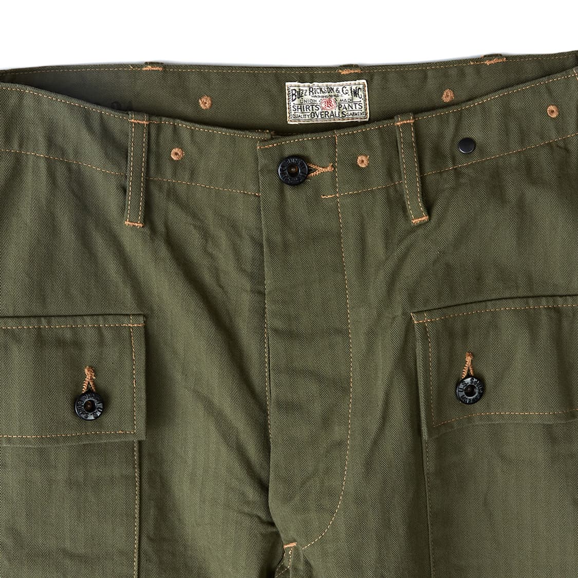 [34] 버즈릭슨 P-44 미해병대 헤링본 몽키팬츠 상품이미지2