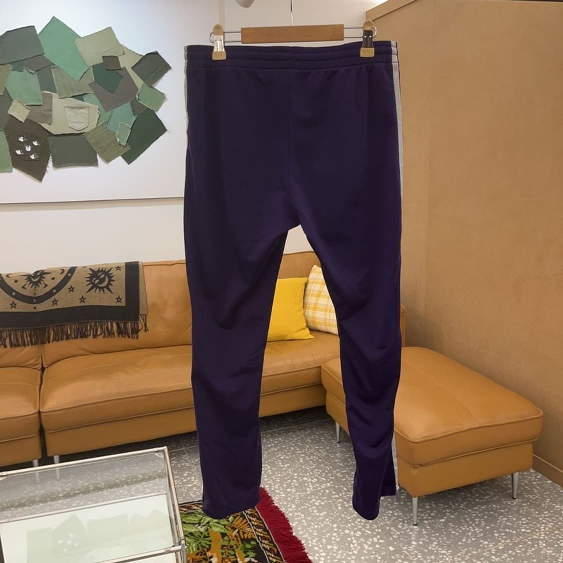 아디다스 파이어버드 퍼플실버 트랙팬츠 츄리닝바지 90 C06300 상품이미지4