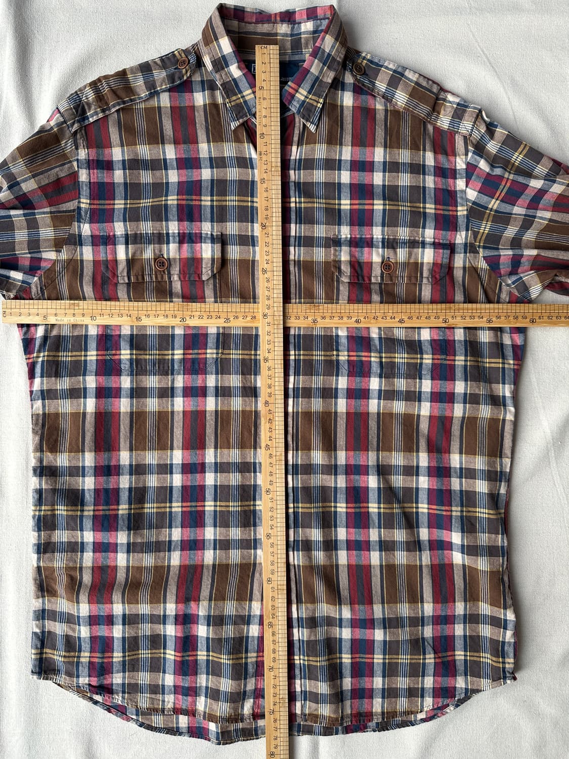 폴로 에폴렛 멀티 체크셔츠 M  상품이미지9