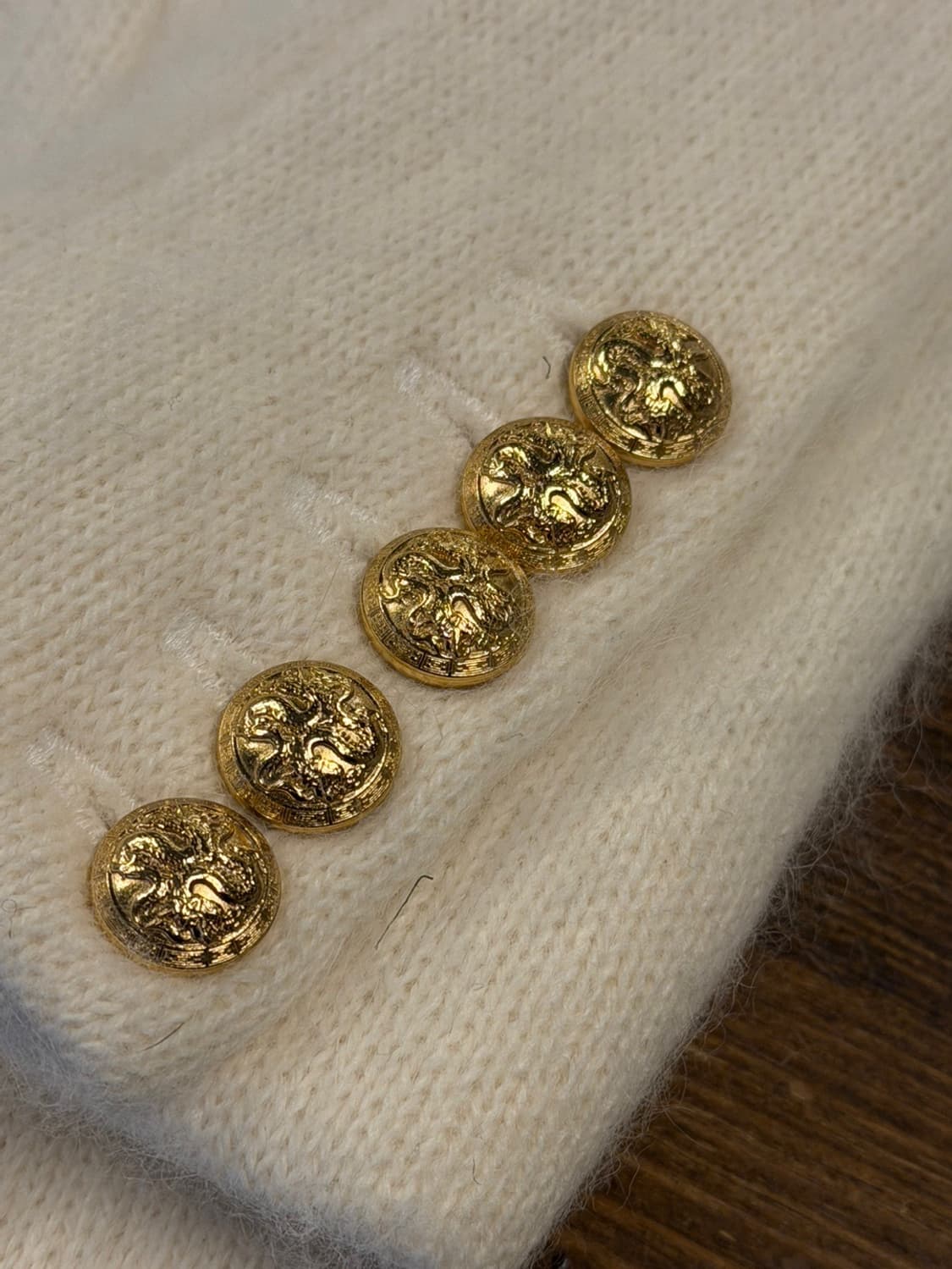 BALMAIN 발망 니트 금장 코트 55~66 상품이미지10