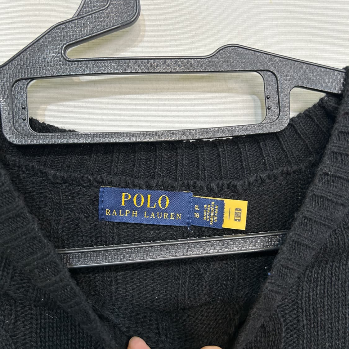 폴로 랄프로렌 남성 케이블 니트 XL 상품이미지2