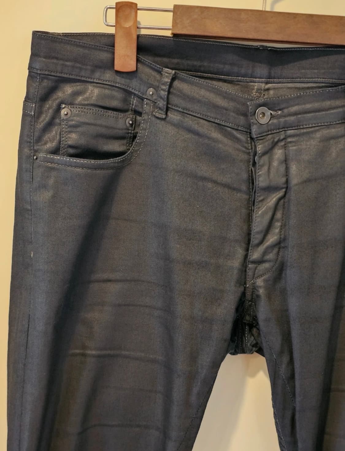 릭오웬스 다크쉐도우 디트로이트컷 코팅진 34 상품이미지3