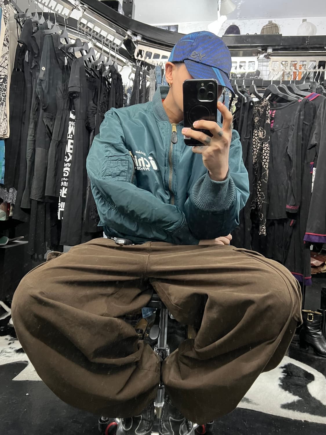 Y-3 Blue Zebra Ball Cap 상품이미지5