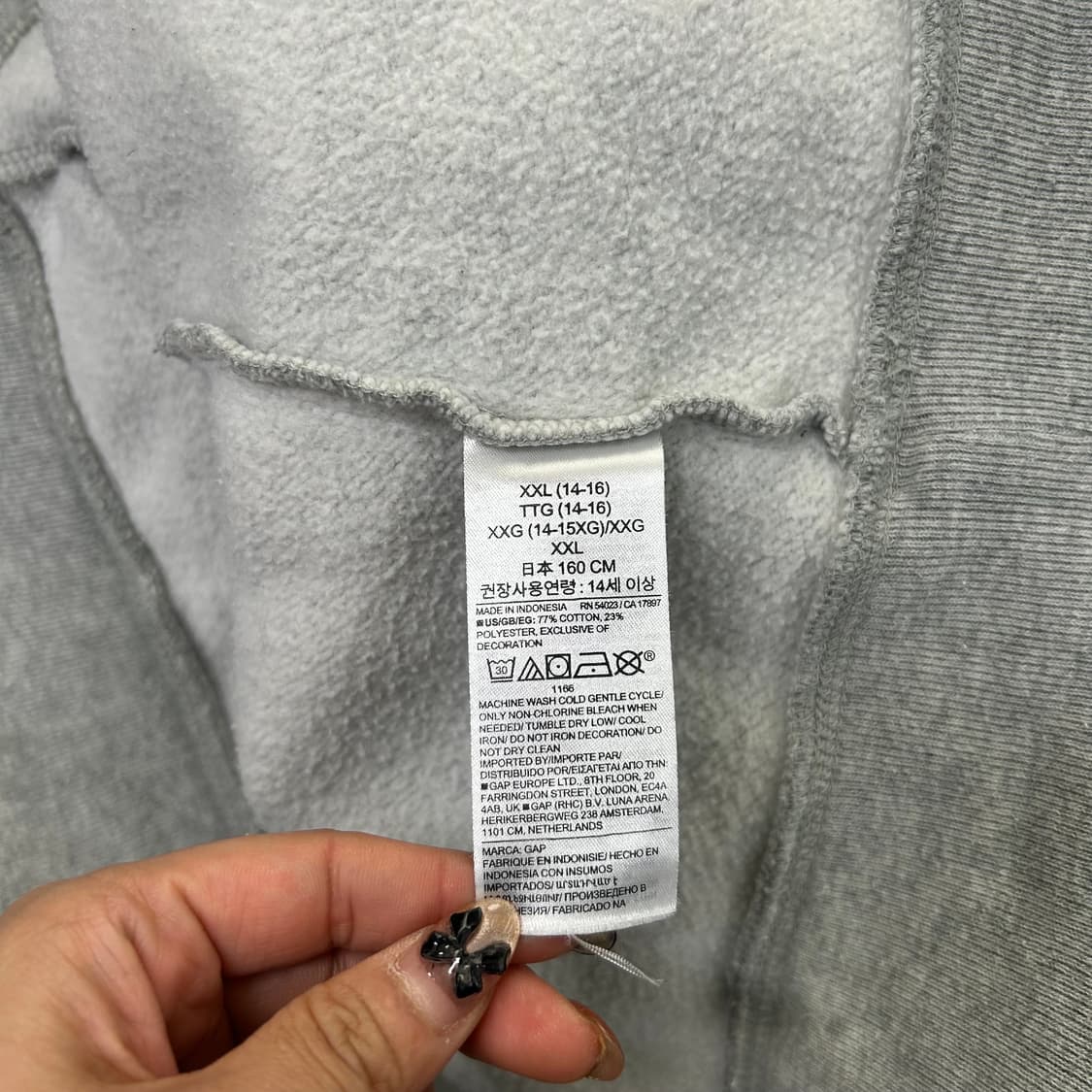 갭 후드티[1331] 상품이미지7