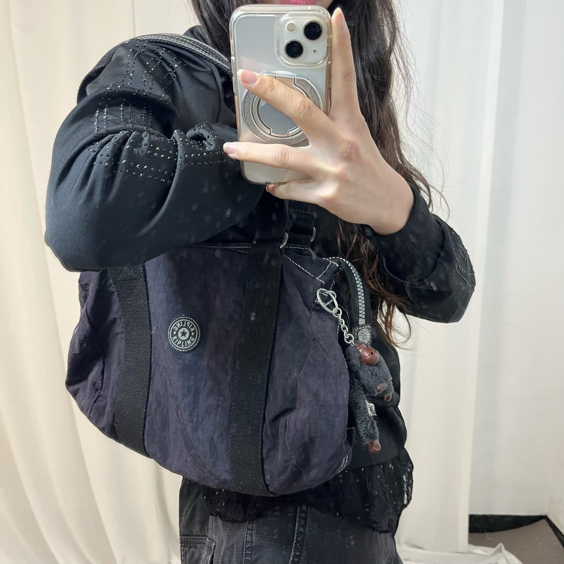 Kipling Navy shoulder bag 상품이미지2