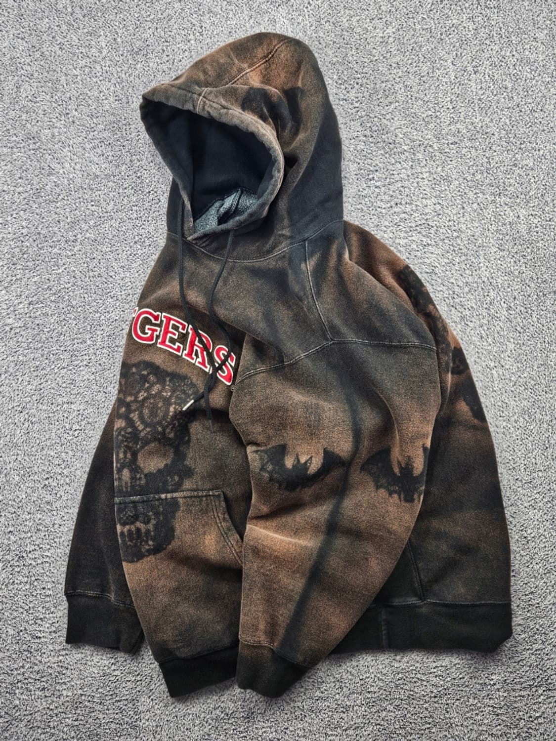 스티브앤배리즈 다잉워시드커스텀 스웻 후드티 ( XL ) / 11458 상품이미지3