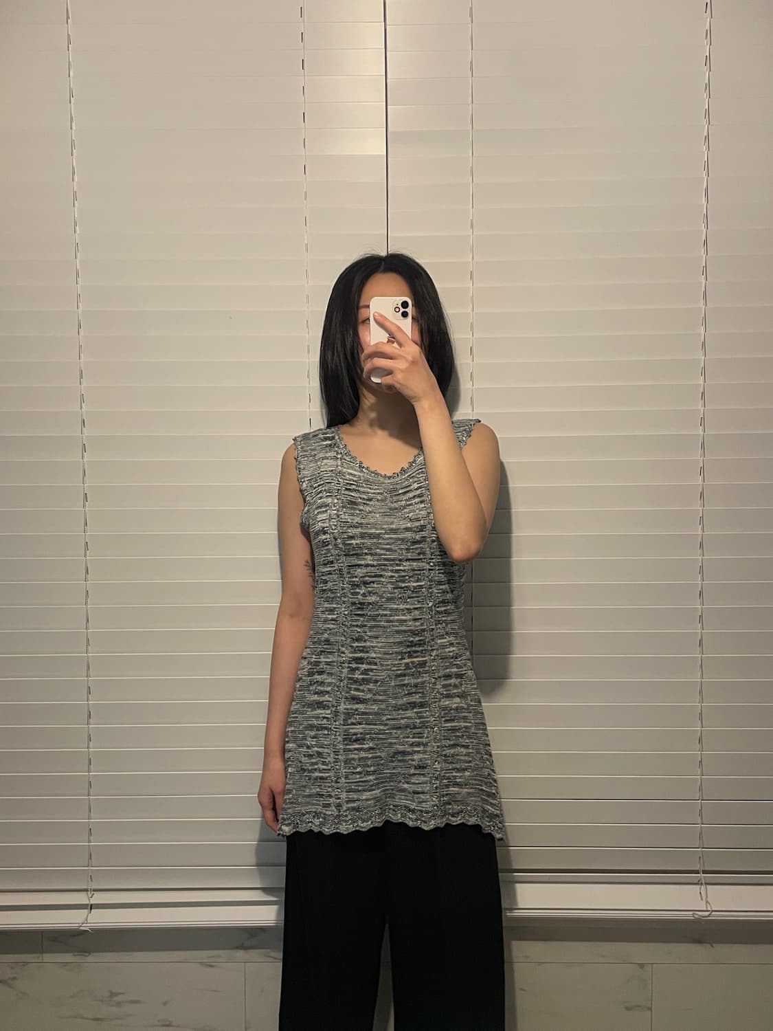 미쏘니 슬리브리스 니트 원피스 상품이미지2