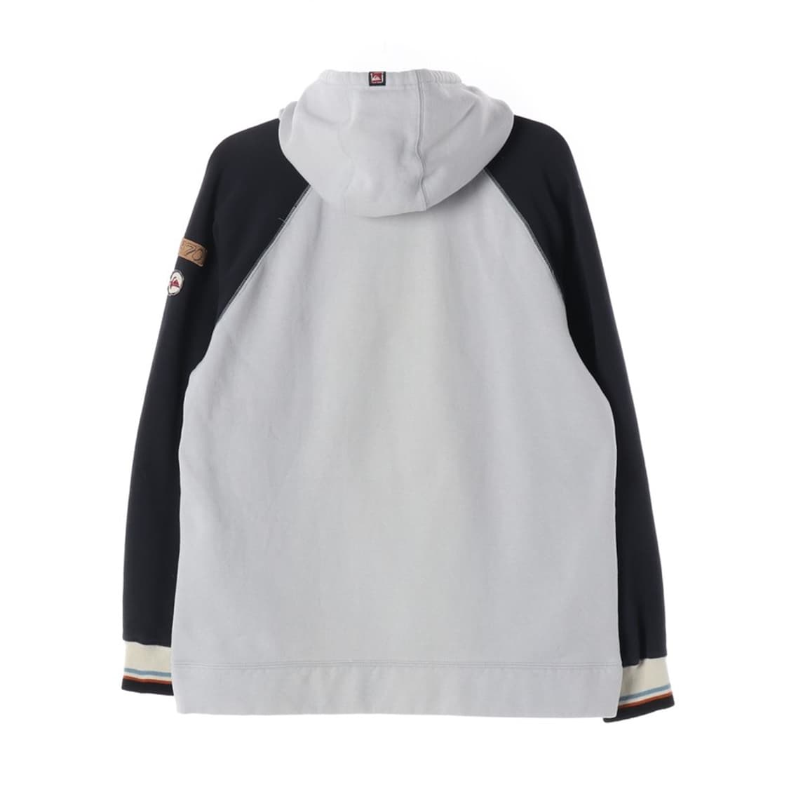 퀵실버 빈티지 나그랑 배색 후드 집업 L 상품이미지3