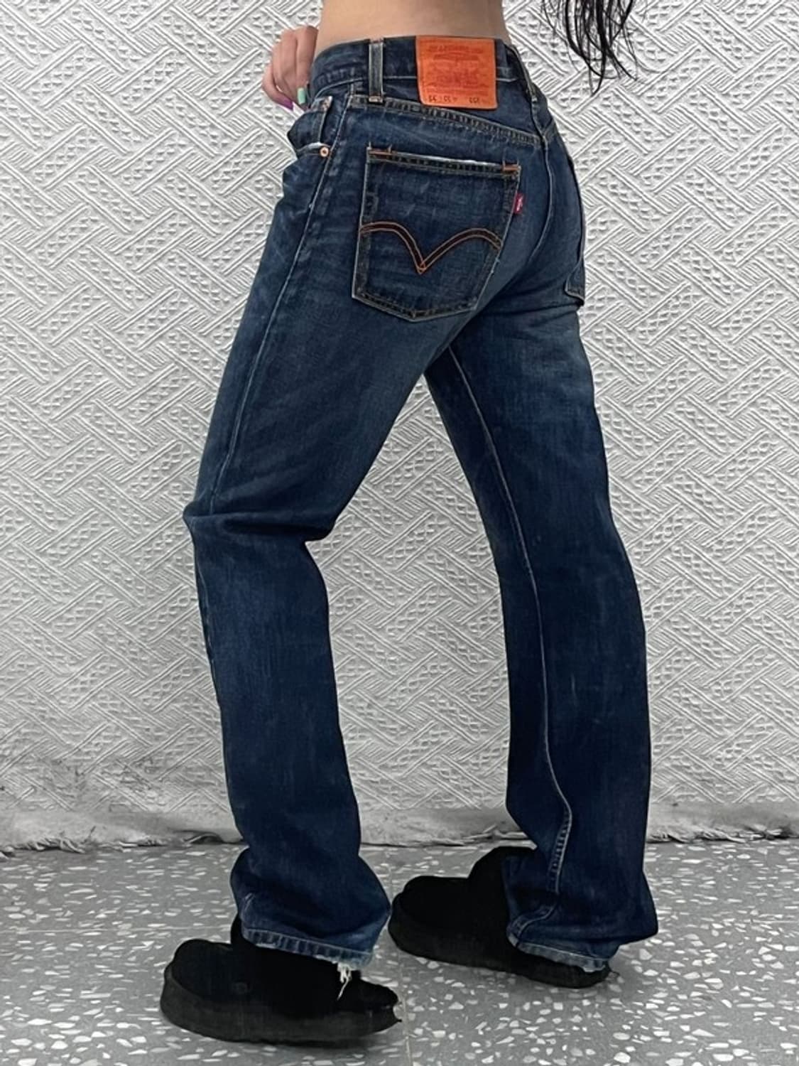 리바이스 523 빈티지 레트로 오렌지패치 데님팬츠 30인치 C07144 상품이미지1