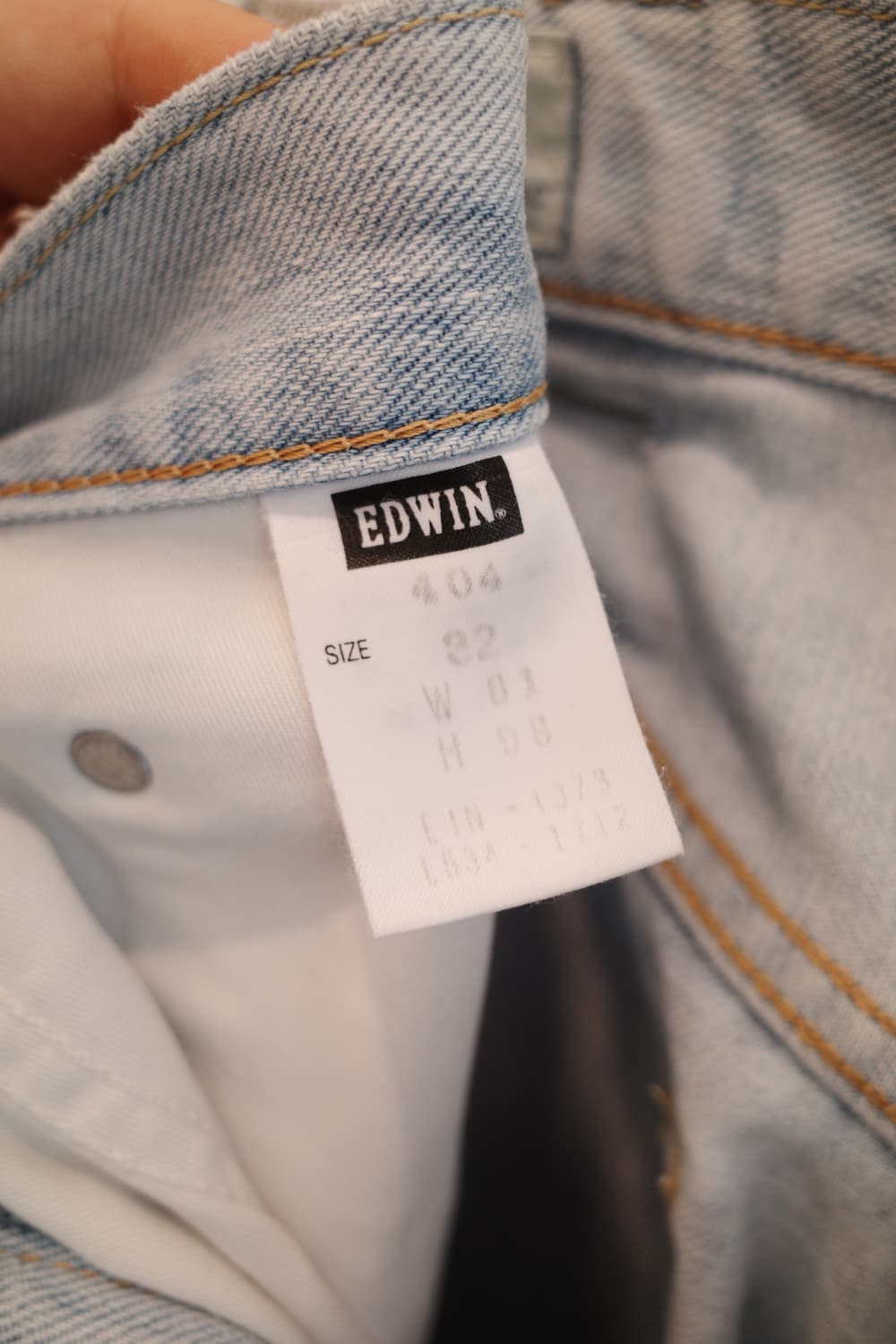EDWIN 에드윈 404 연청데님 (32인치) 상품이미지5