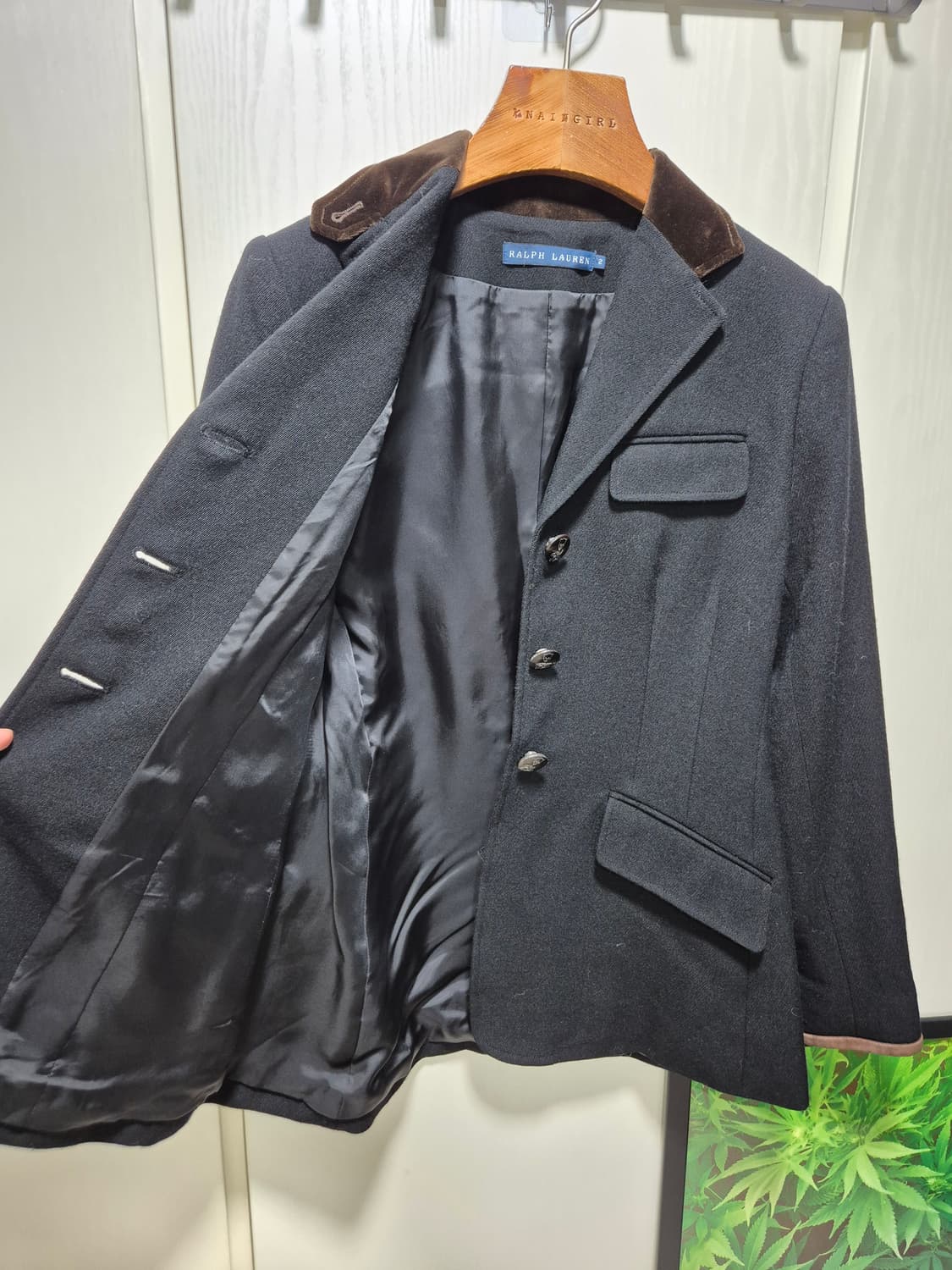 (세일) 랄프로렌 블랙 자켓 상품이미지7