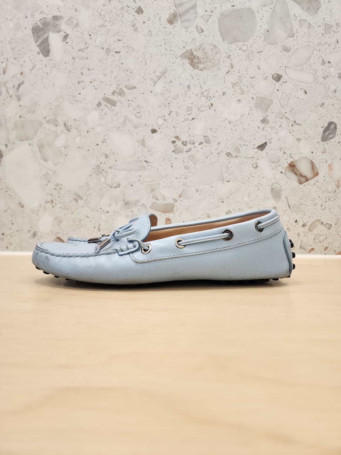 토즈 트라이빙 플랫슈즈 36 블루 상품이미지2