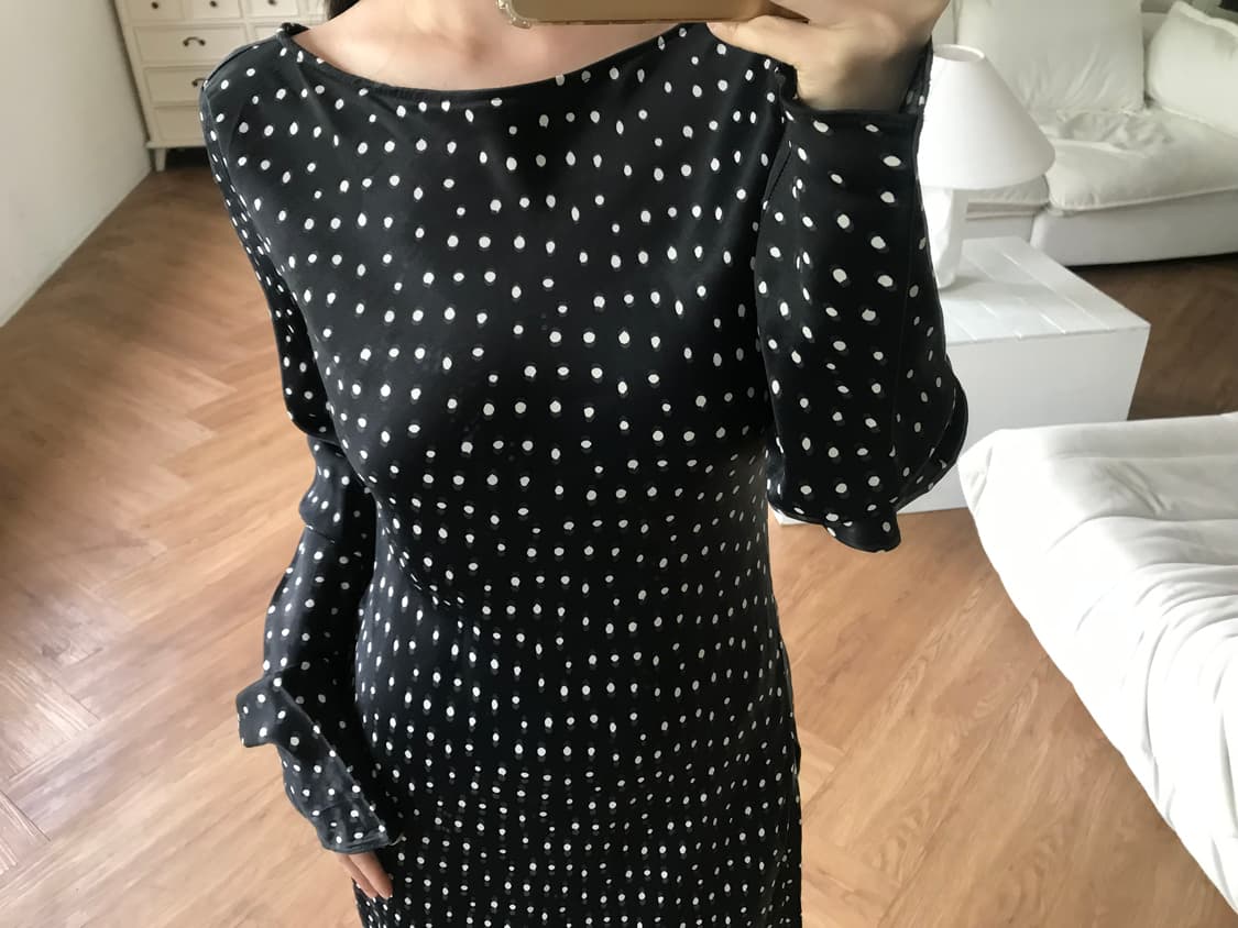 vintage dot pattern one-piece 상품이미지7