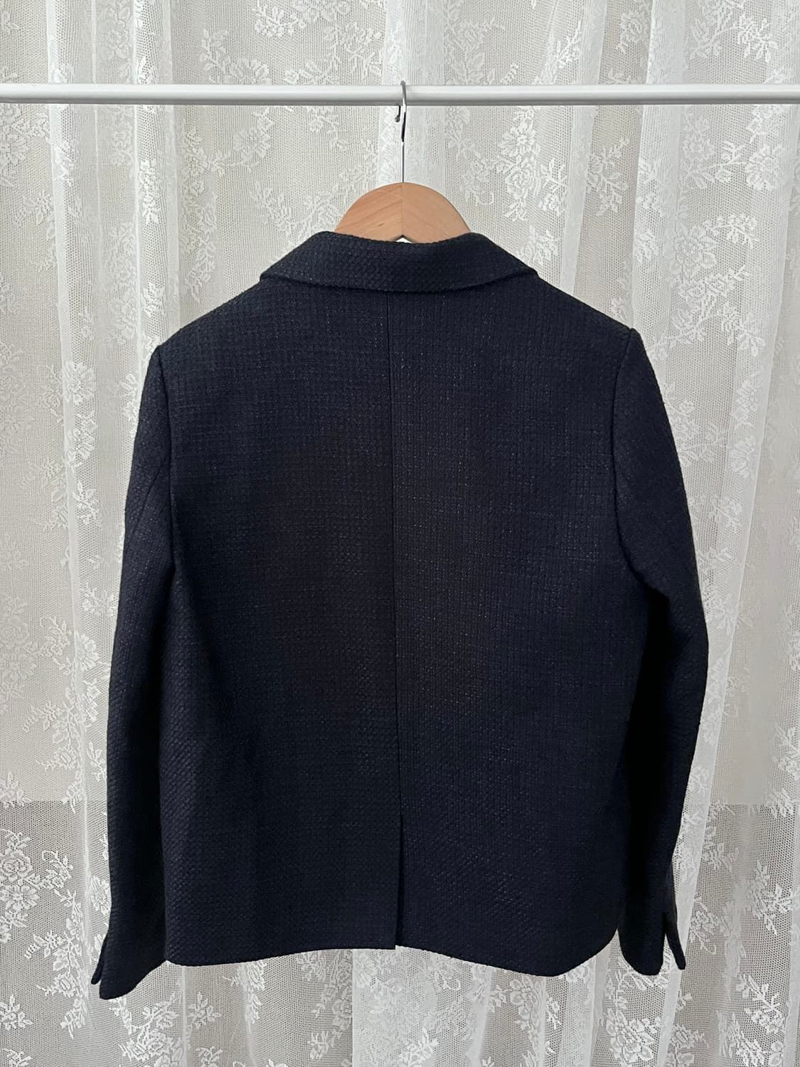 F) 유메르 프리미엄 트위드 자켓 네이비 상품이미지2