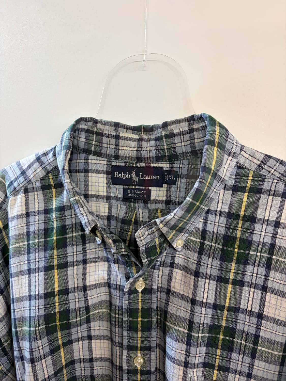 90s 폴로 랄프로렌 빅셔츠 XL 상품이미지2