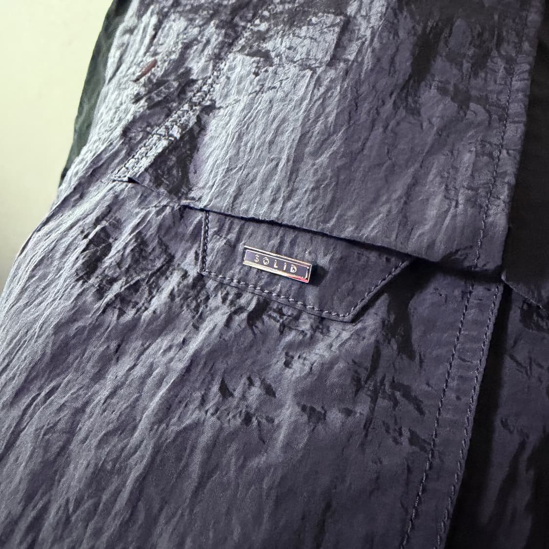 솔리드옴므 우영미 오버핏 나일론 셔츠 자켓 50 (프리) 상품이미지6