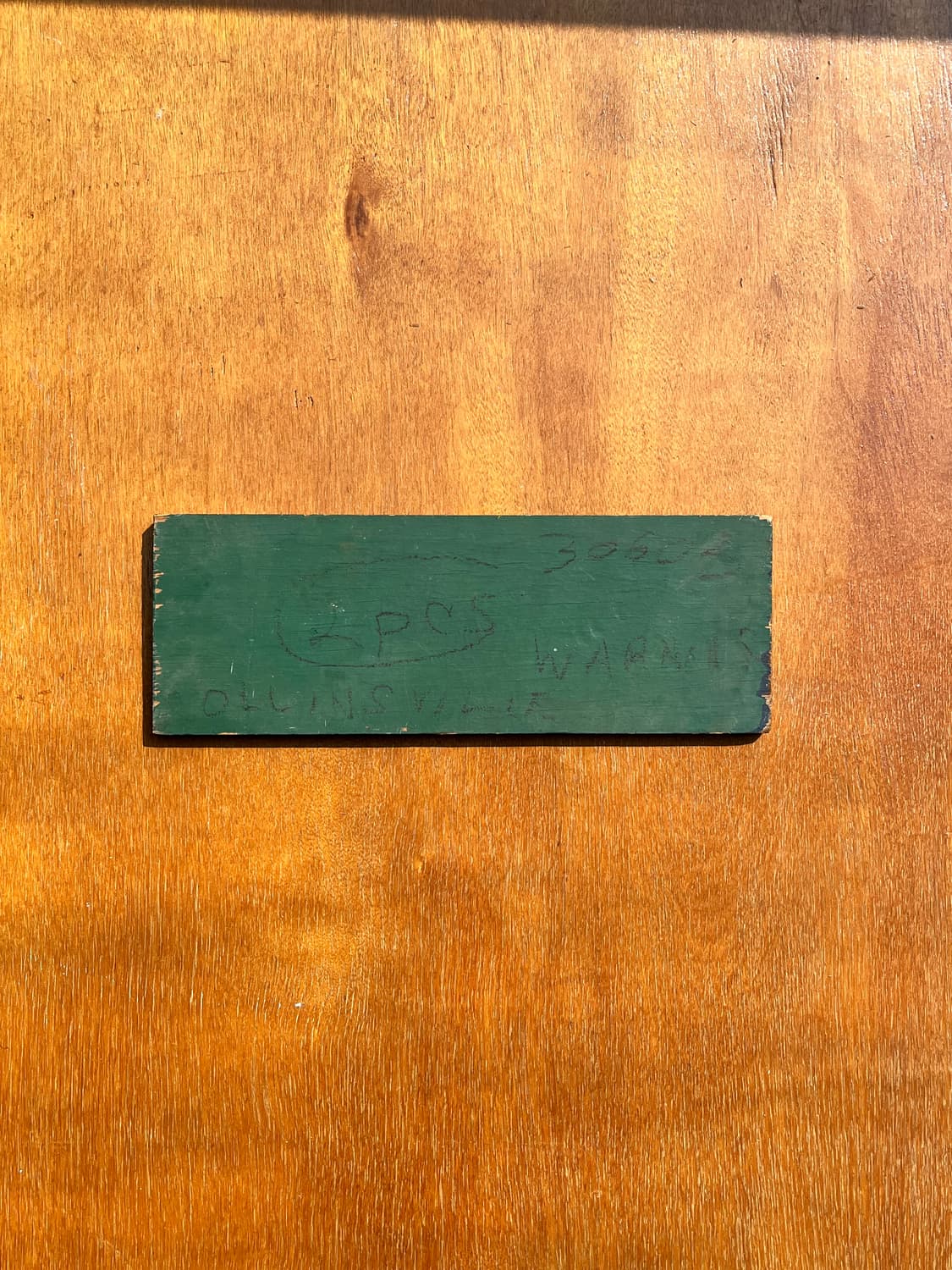 Vintage Original WARNING Wooden Sign 상품이미지5