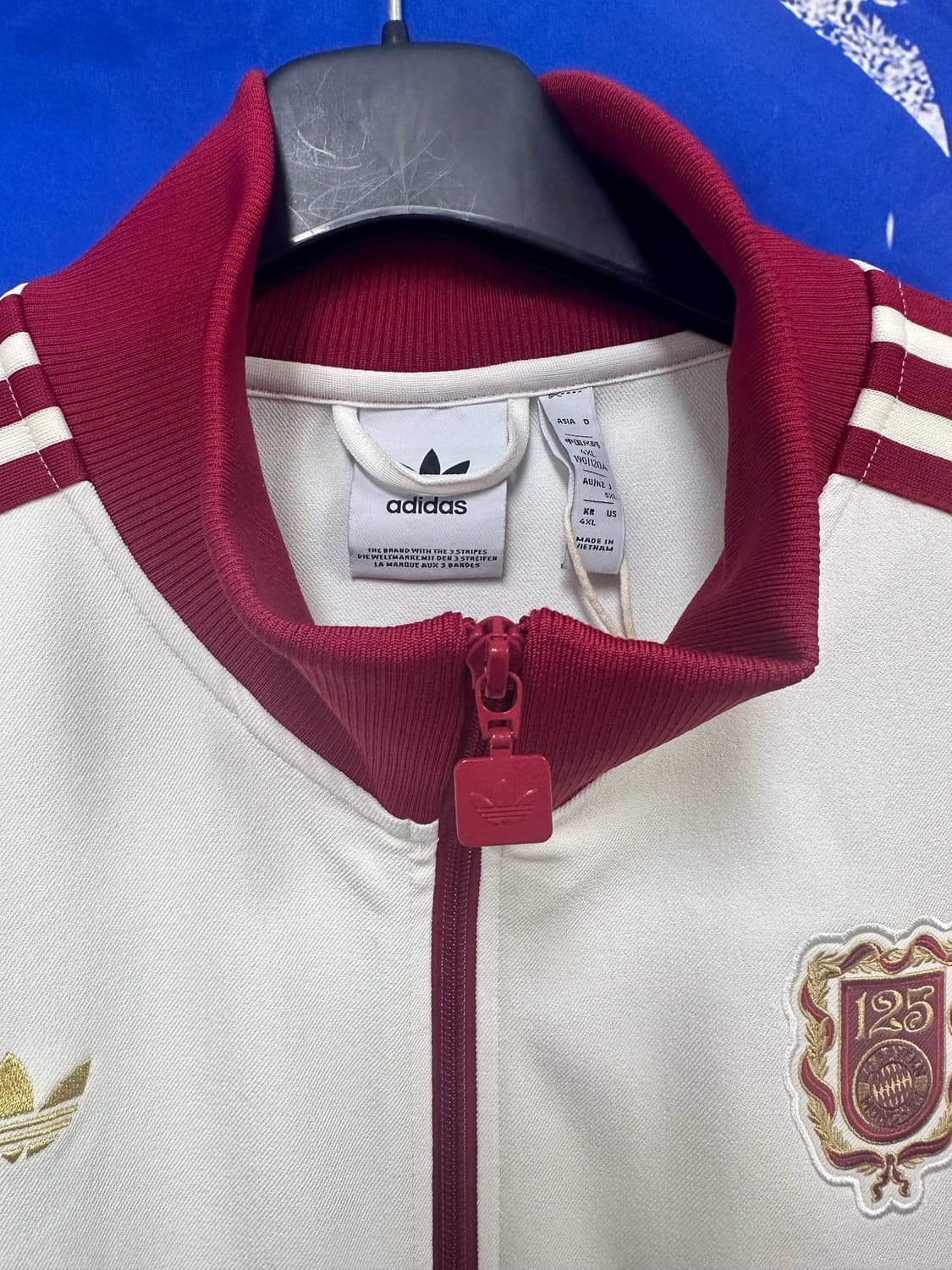 새상품급 아디다스 레어급 125주년  트랙탑 져지 4XL120 상품이미지4