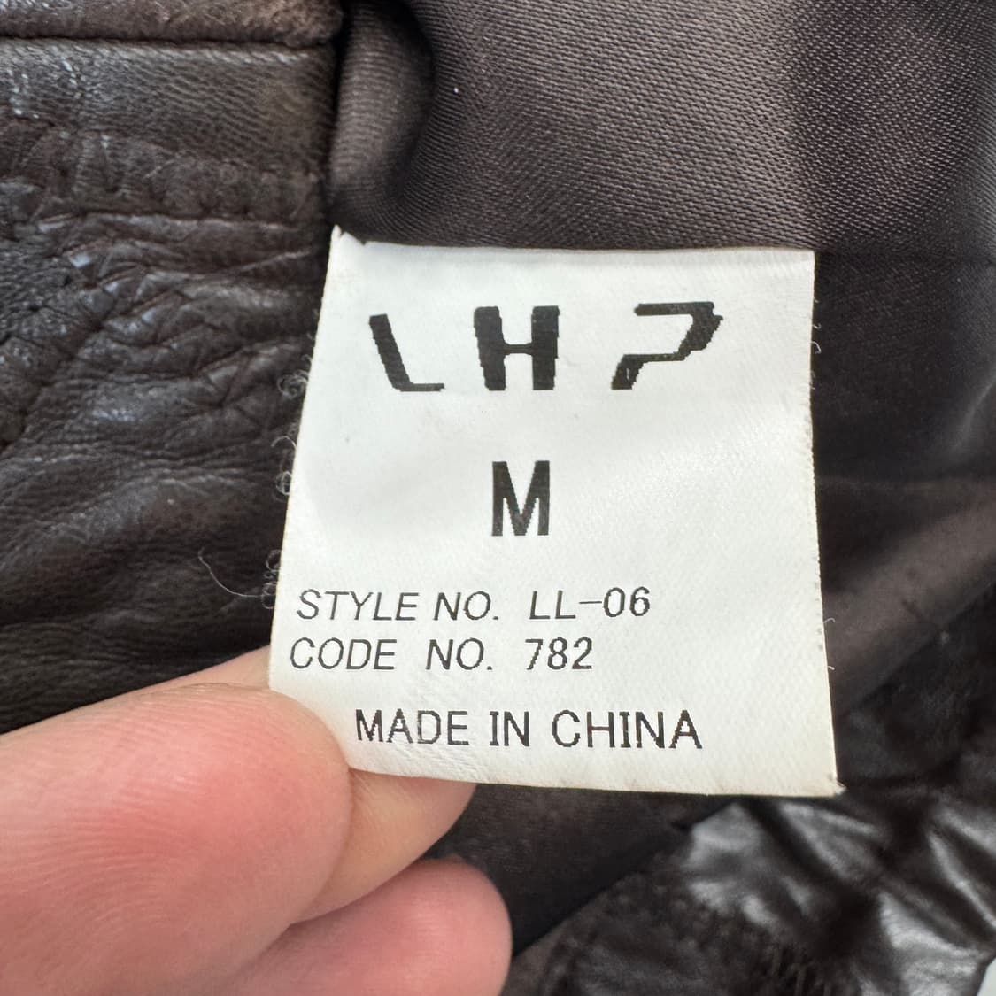 LHP 제팬 크롭 램스킨 양가죽 바이커 레더 가죽자켓 상품이미지6