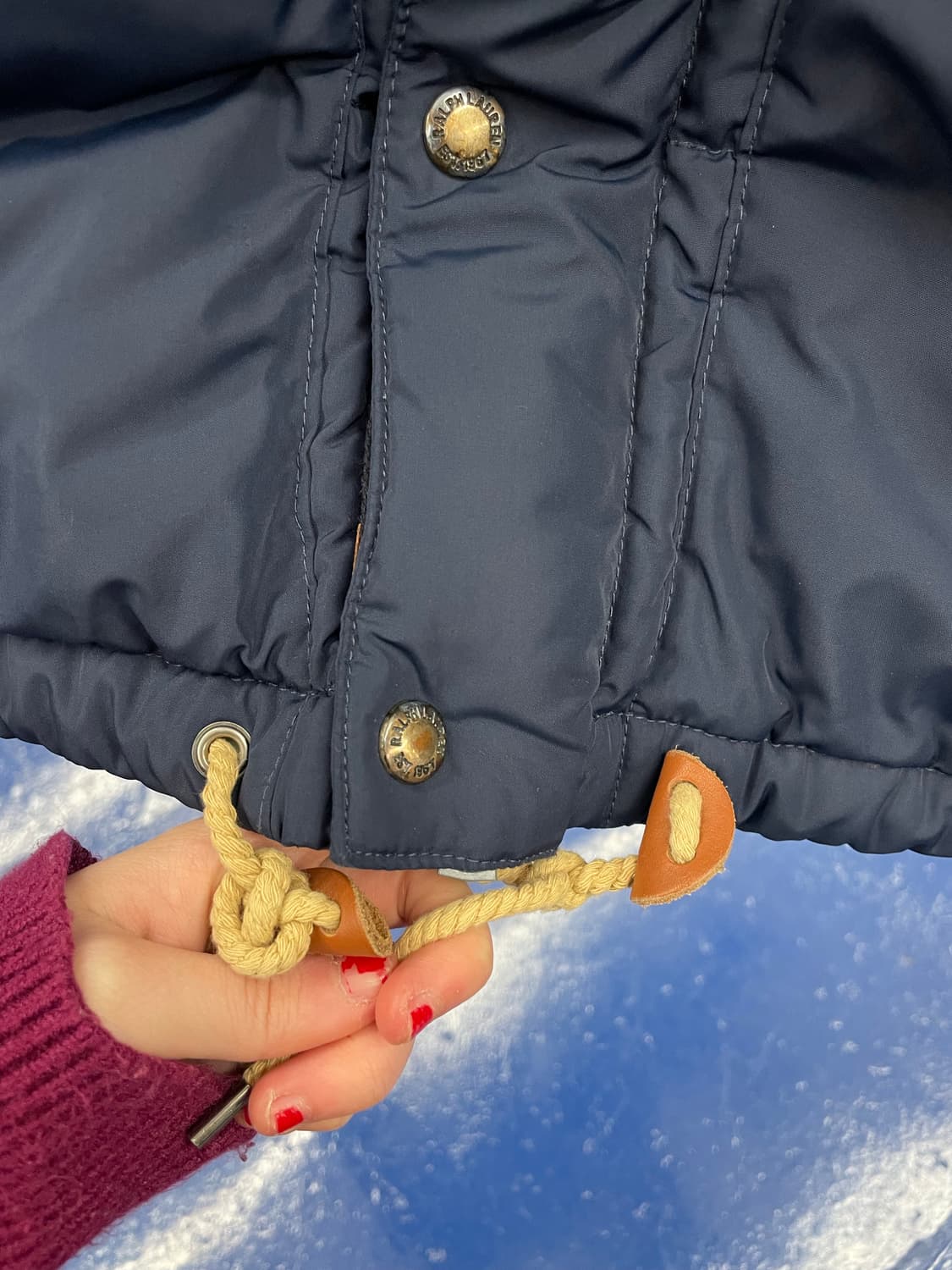 PRL 폴로 랄프로렌 후드 패딩 베스트 상품이미지6