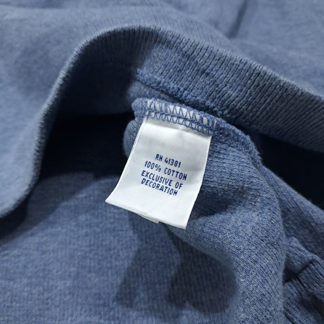 CL786 M 폴로 00s 가죽풀러 라이트블루 하프집업 니트 스웨터 상품이미지6