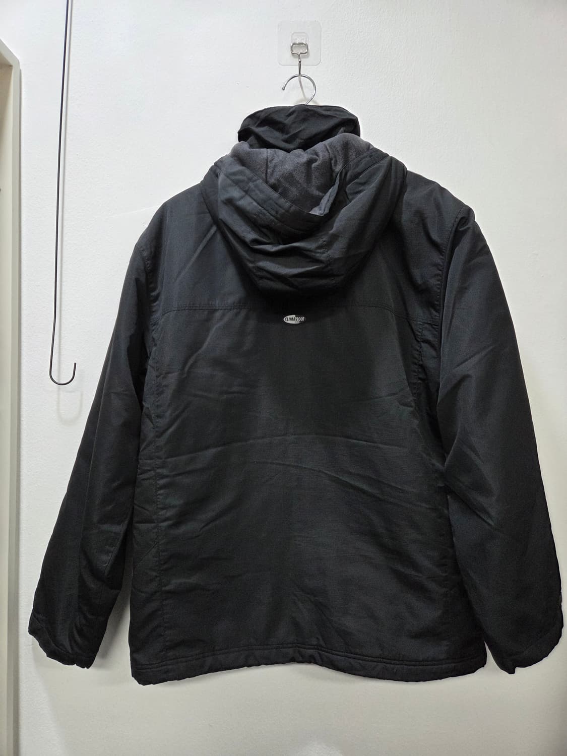 아디다스 삼선 후드 겨울용 바람막이 블랙 100 상품이미지5