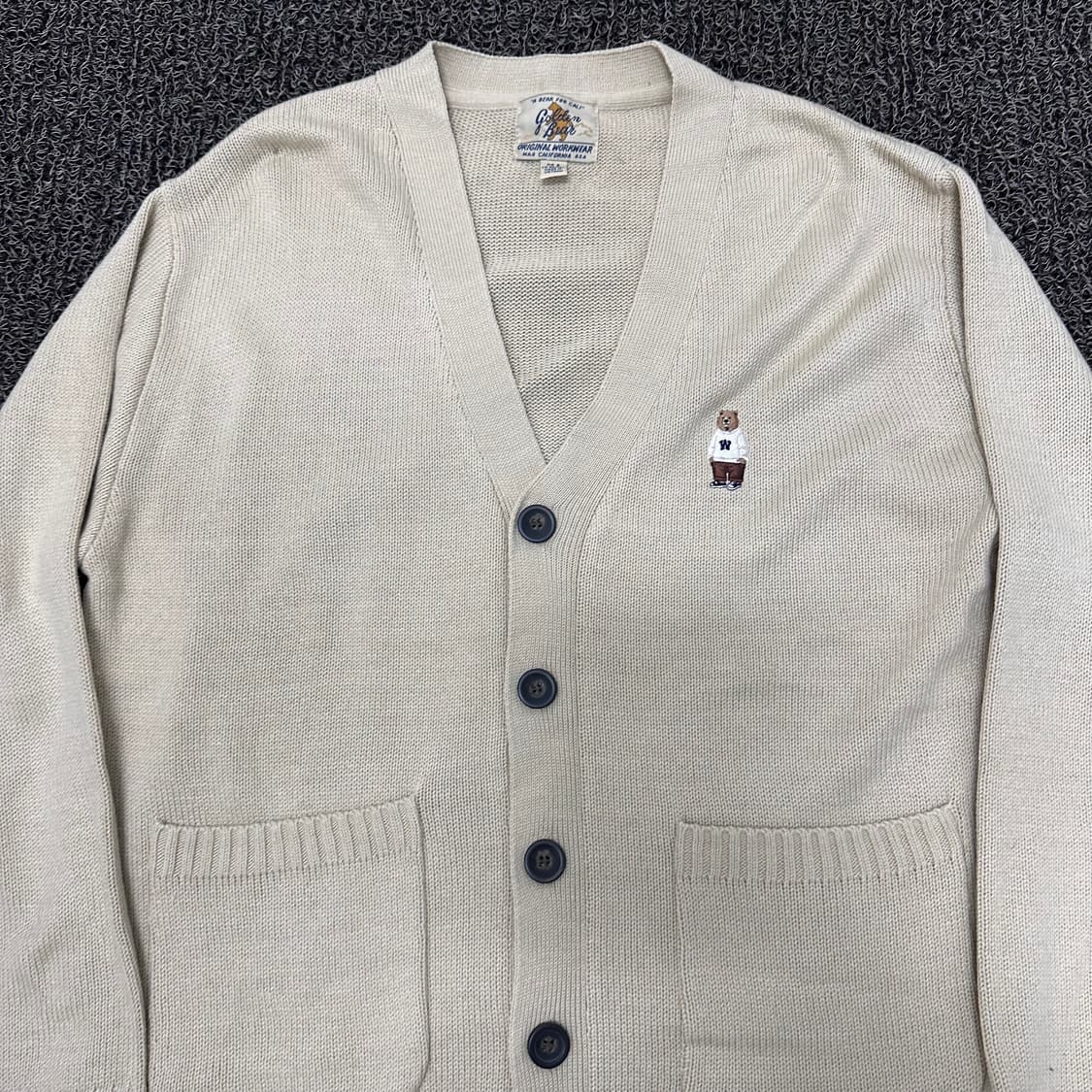 후아유 골든베어 케이블 니트 가디건 S 상품이미지2