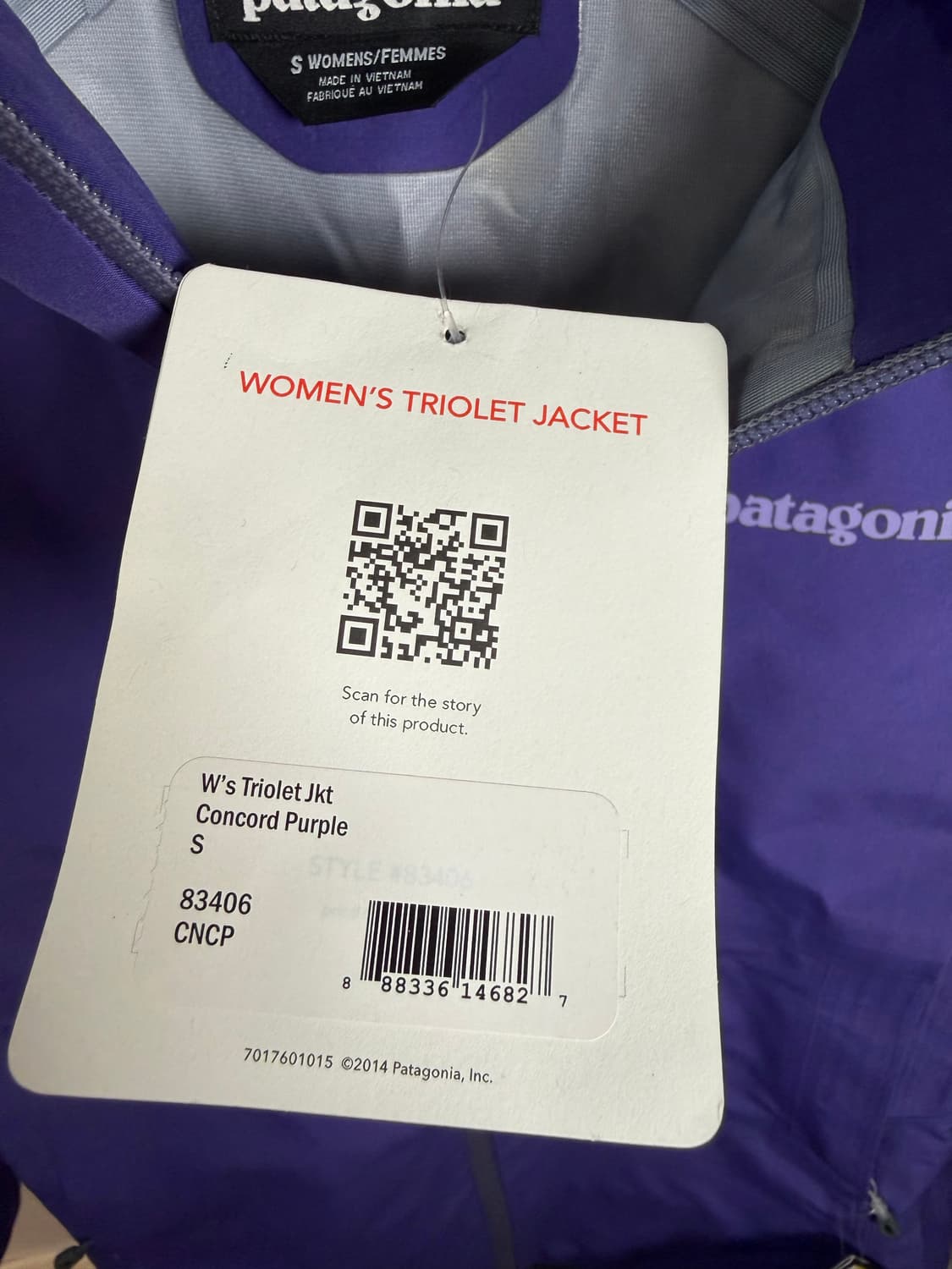 파타고니아 Womens Triolet Jacket Purple 상품이미지6