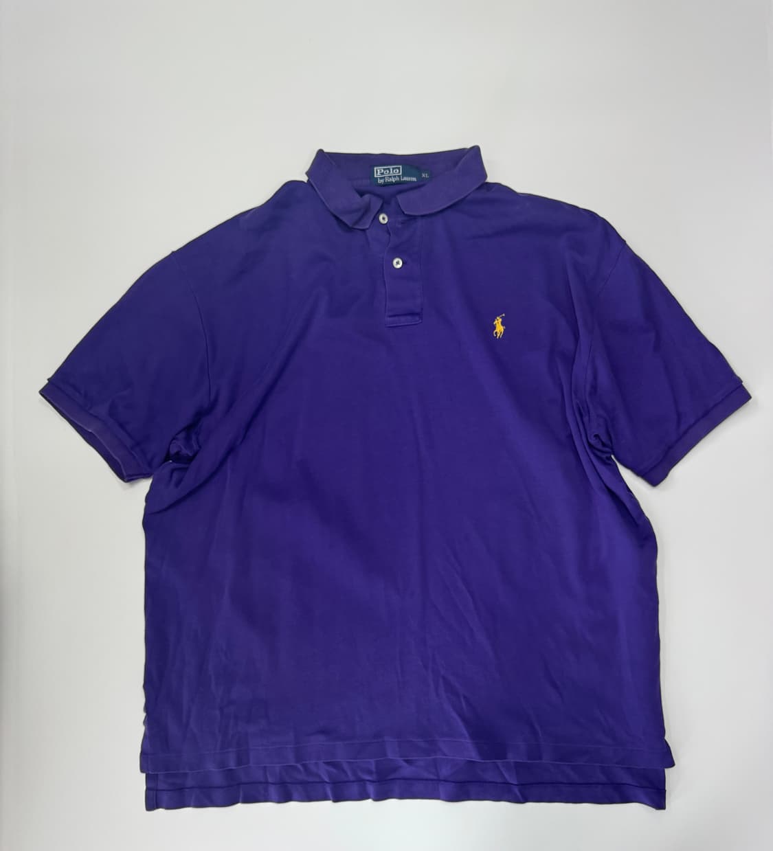 폴로랄프로렌 퍼플 반팔 카라 티셔츠 XL~2XL 상품이미지1