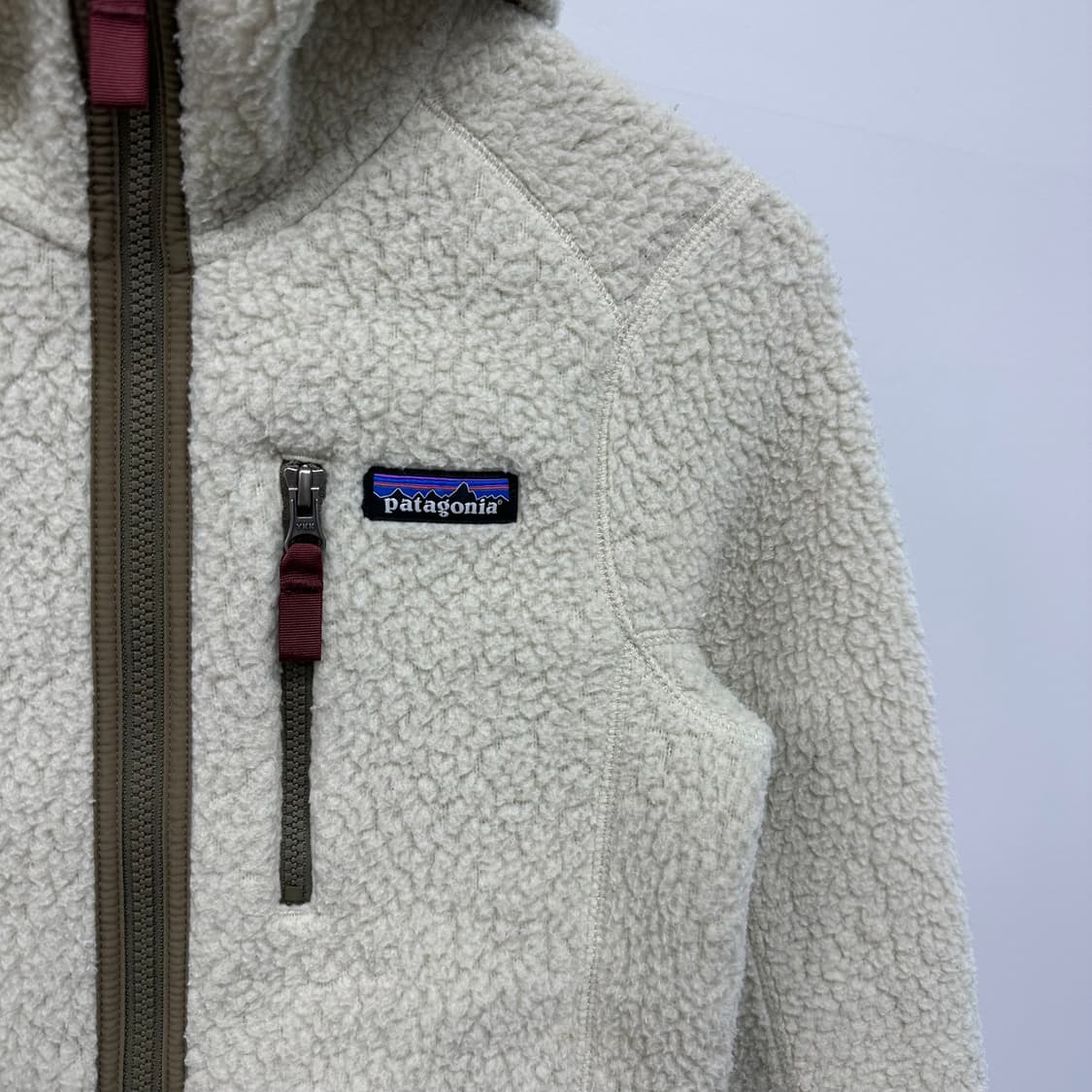 파타고니아 정품 플리스 후드 집업 펠리컨 상품이미지3