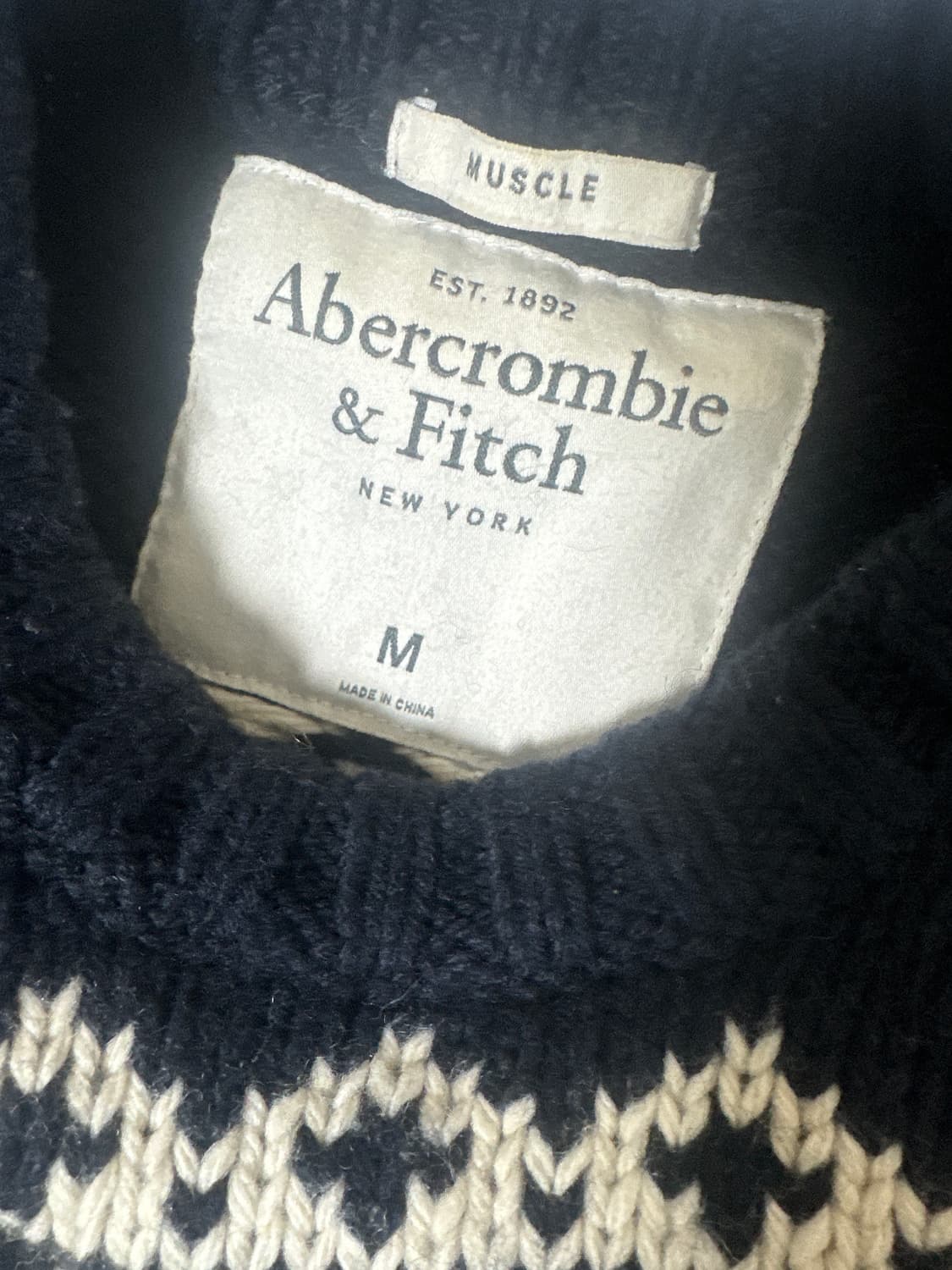 Abercrombie & Fitch 노르딕 패턴 니트 상품이미지2