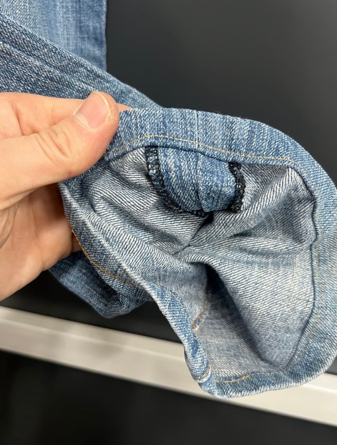 리바이스 501버튼 플라이 연청 데님 팬츠 상품이미지6