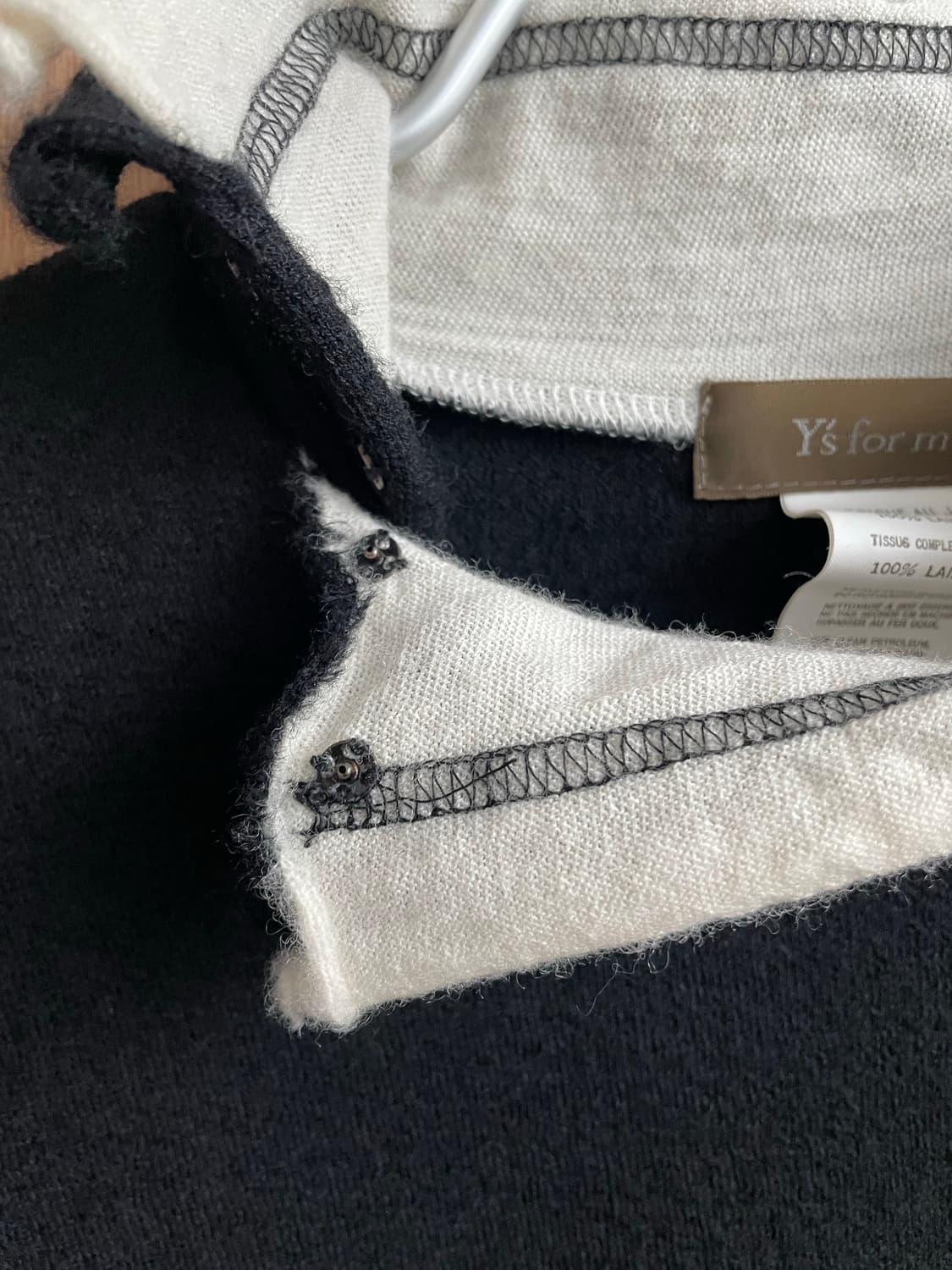 요지야마모토 Y’s for men 넥 스냅 니트 상품이미지4