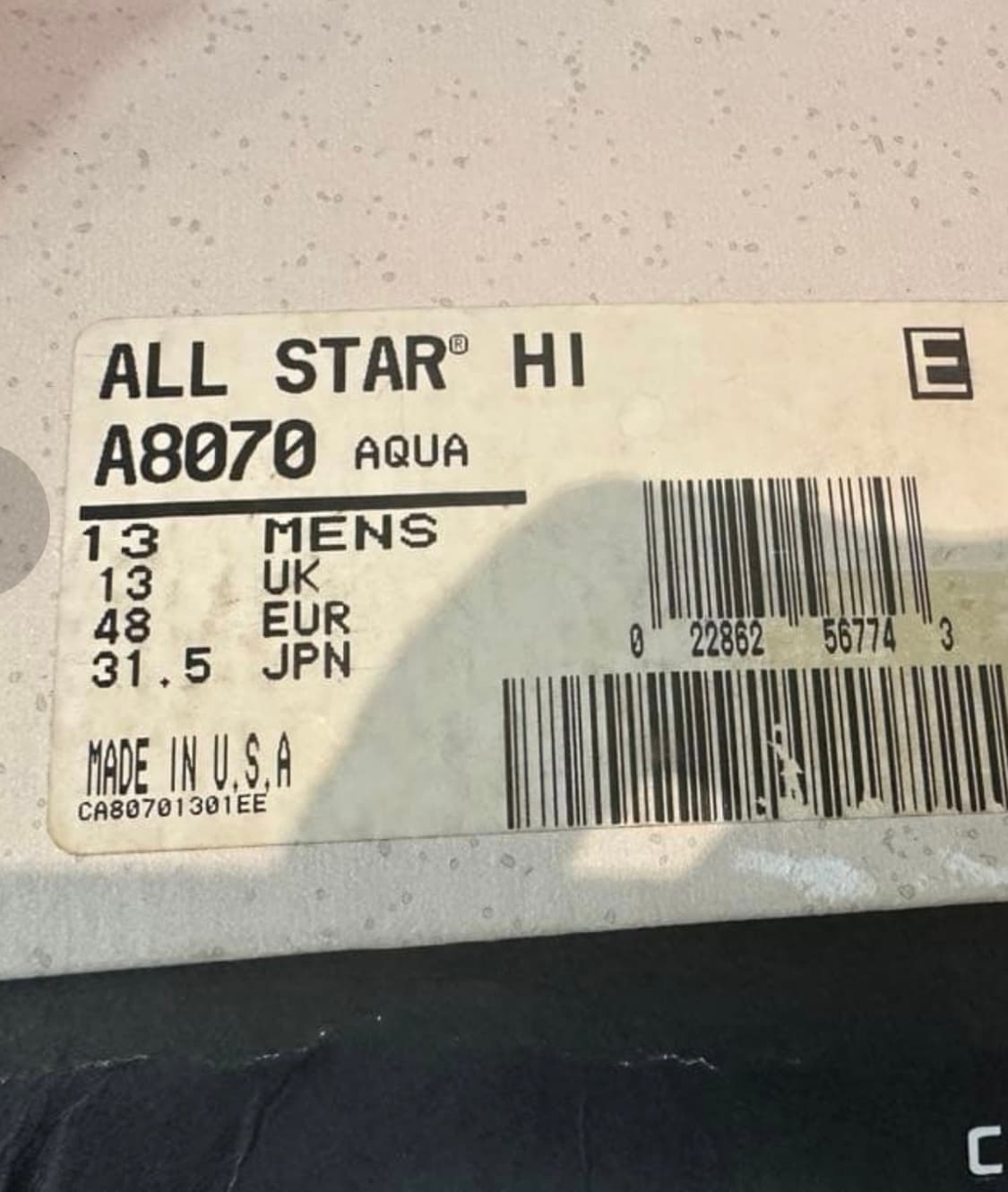 90s 빈티지 컨버스 usa 팝니다 상품이미지8