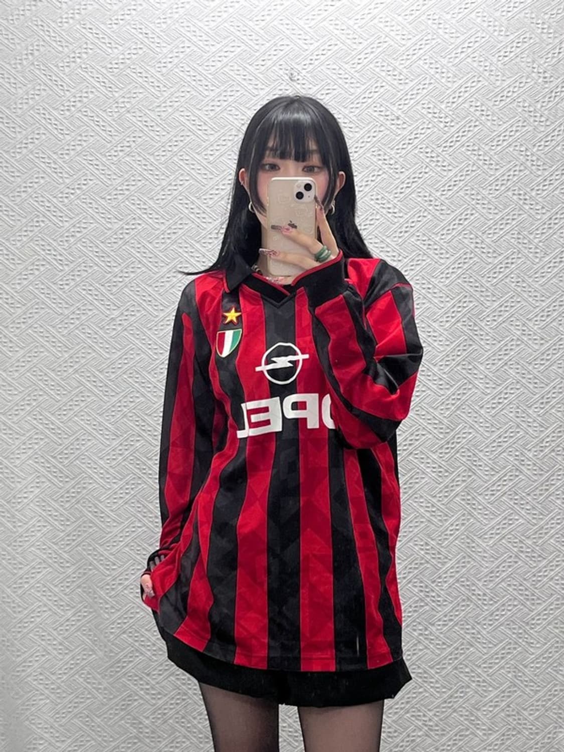 로또 AC밀란 올드스쿨 레트로 홈 유니폼 져지 카라티 L C11837 상품이미지1