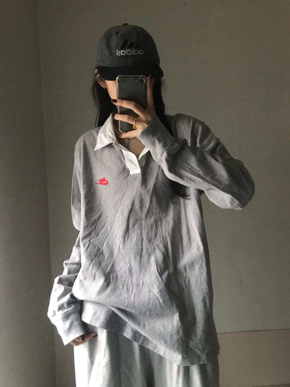 나이키 그레이 오버핏pk 상품이미지1