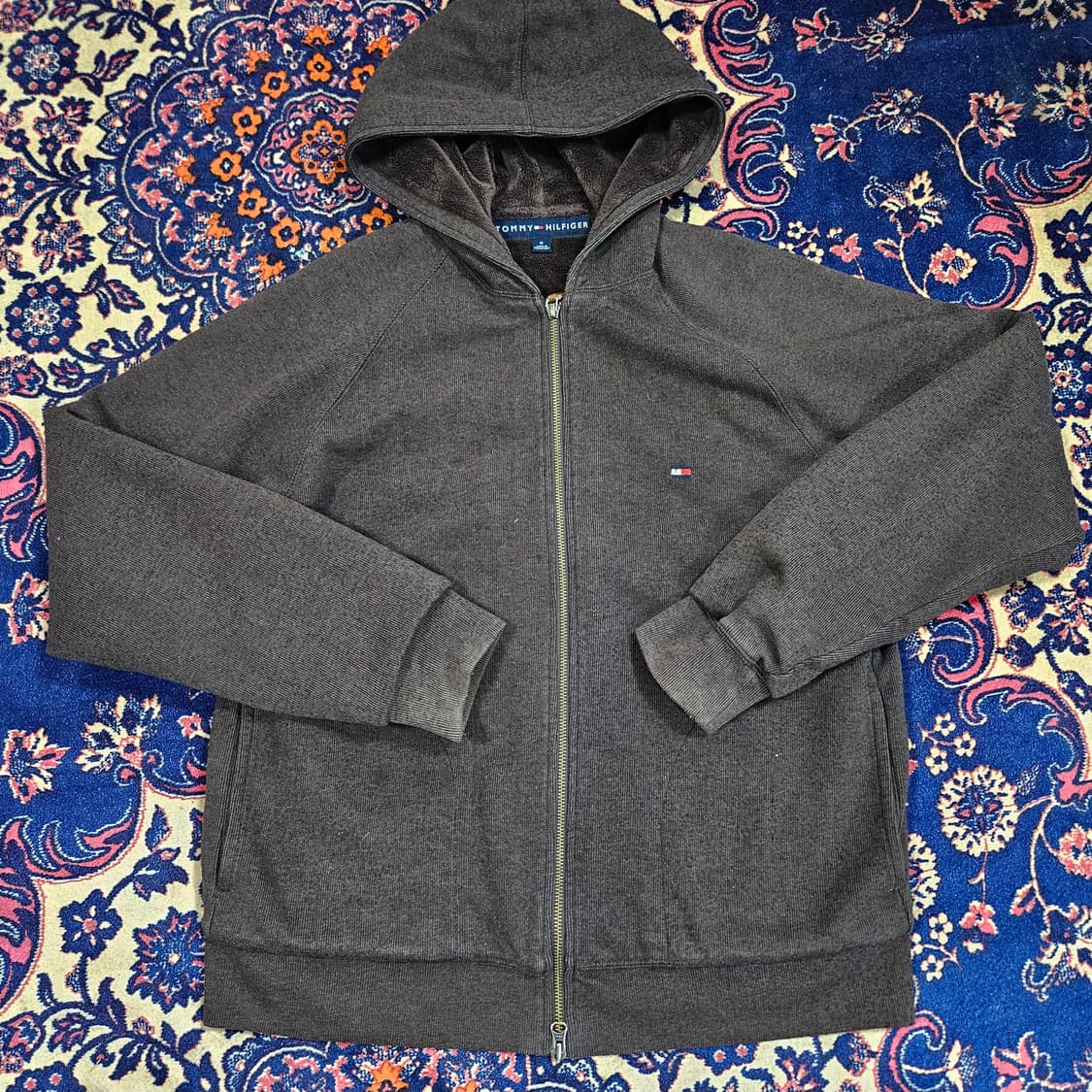 타미힐피거 라이트 브라운 후드 집업 M size(95-100) 상품이미지1