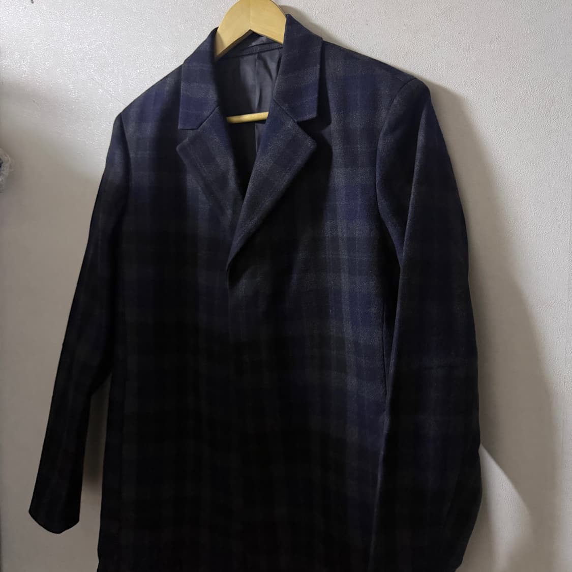 띠어리 남성 겨울 체크코트 M (남성 슬림 100정도) 상품이미지10