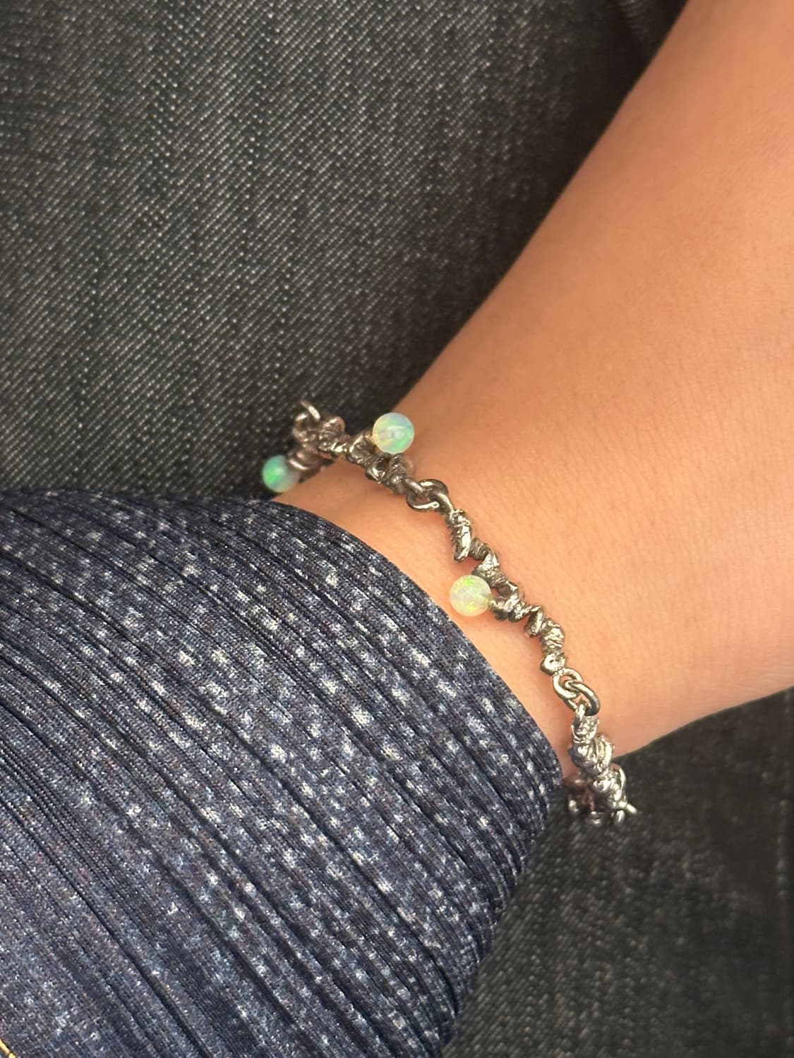 Ethereal Twist Opal 925Silver Bracelet 상품이미지6