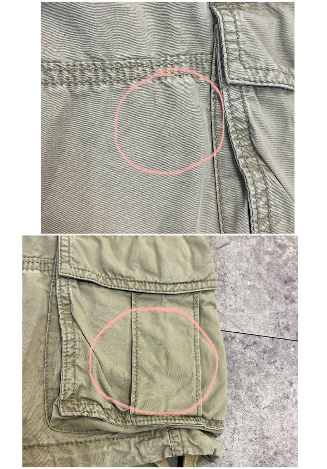 올드네이비 카고 하프 팬츠 베이지 32 #csz3433 상품이미지7