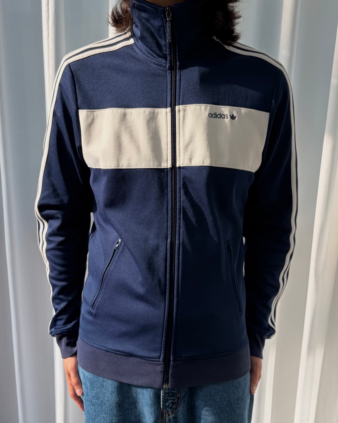 [XL]아디다스 베켄바우어 네이비 트랙탑 져지 상품이미지1