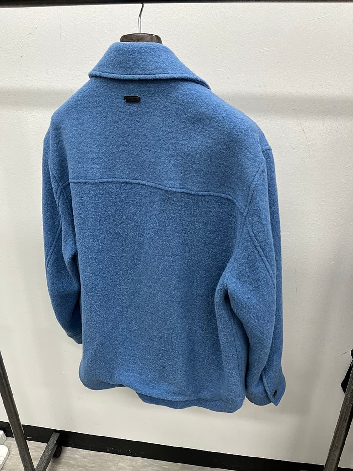 105) 솔리드옴므 백로고 오버 울 트러커  상품이미지6