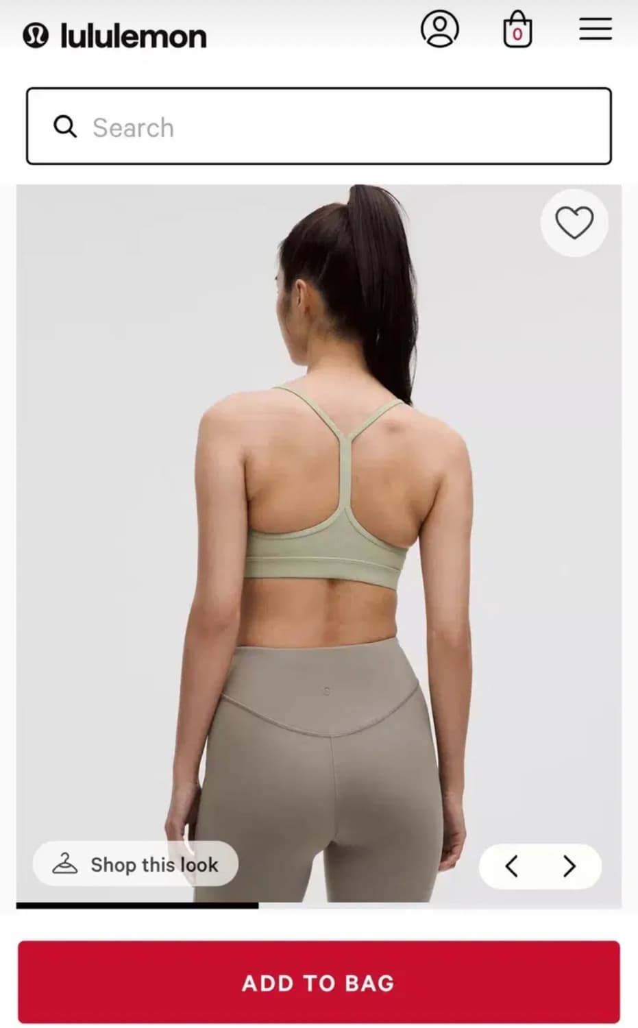 (새상품) 룰루레몬 Flow Y 브라 상품이미지3
