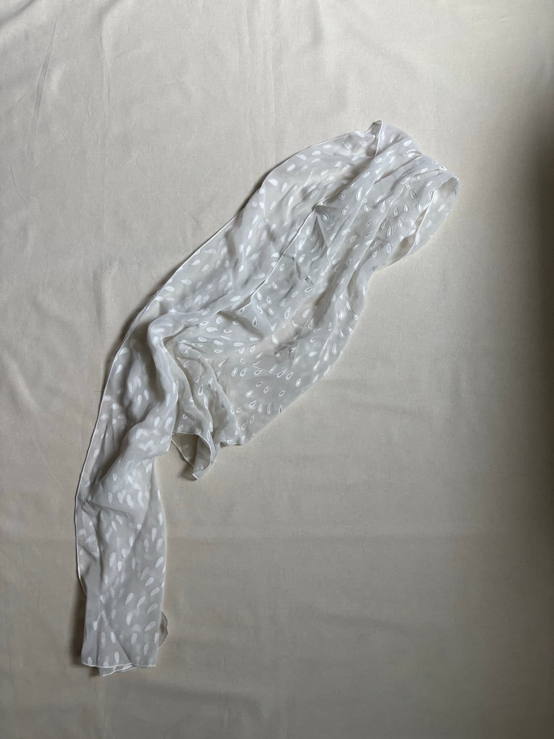 drop pattern sheer scarf 상품이미지3