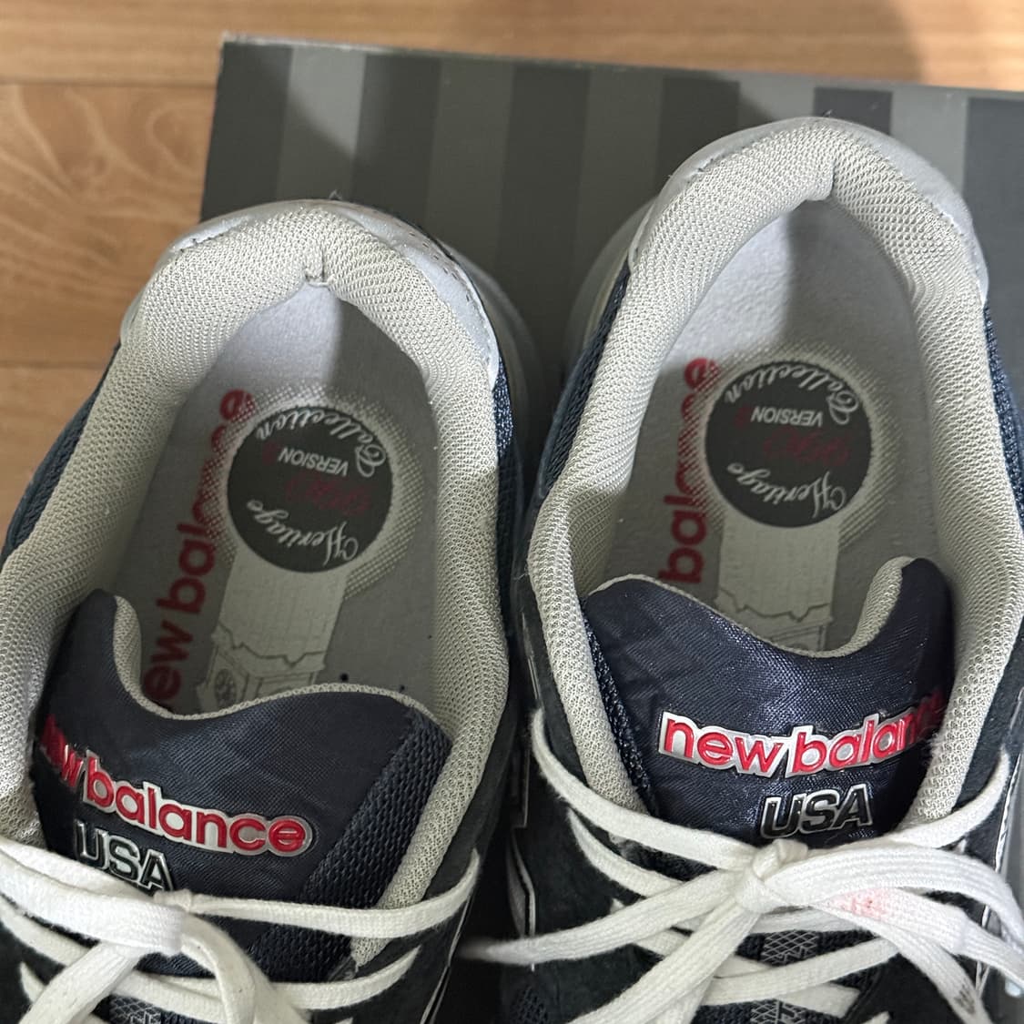 뉴발란스 990v3 네이비 275 판매 상품이미지5