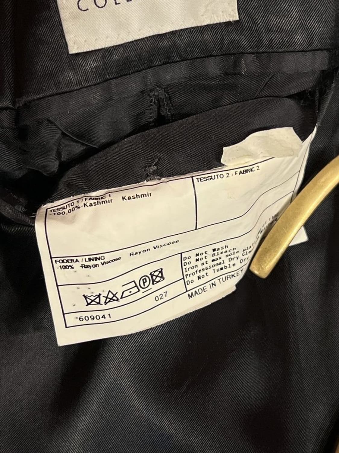 아르마니 꼴레지오니 캐시미어 코트 상품이미지8